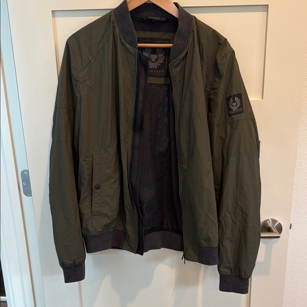 Belstaff Olive Bomber Jacket